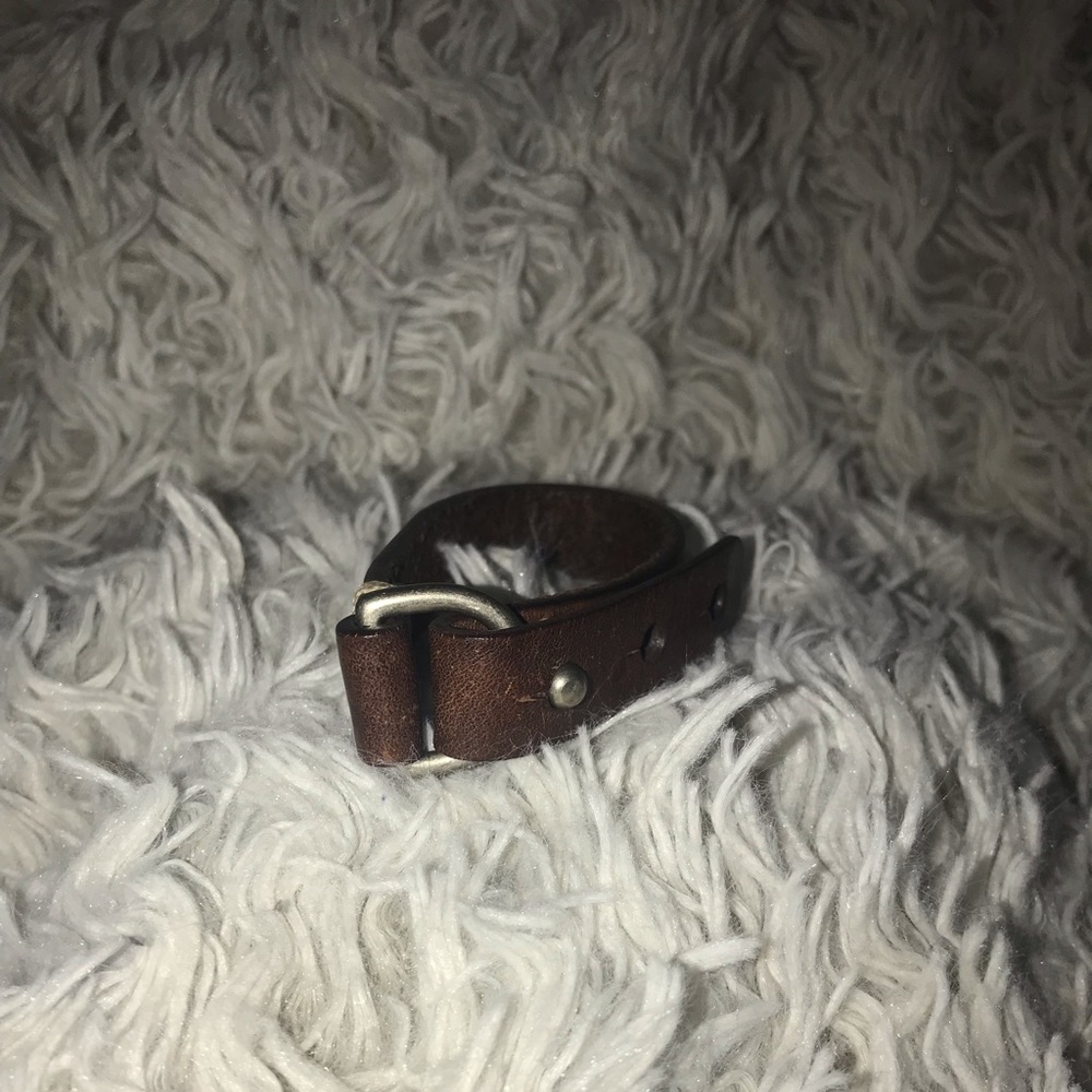 Brown leather bracelet 🙌🏼